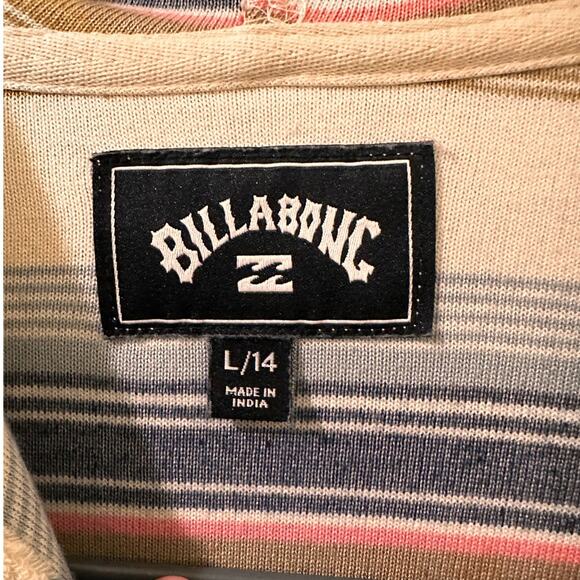 Billabong Multicolor Striped Hoodie Sweater - Picture 2 of 8